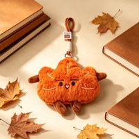Porte-clés mignon en forme de feuille d'érable, peluche personnalisée, jouet en peluche pour bébé, vente en gros, jouet en peluche doux pour enfants, jouet en peluche personnalisé