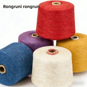 Filato di Velluto di Giada Rongrun Autentico 1/3.5 Count, Miscela di <span class=keywords><strong>Cashmere</strong></span> (75% <span class=keywords><strong>Cashmere</strong></span> 25% Seta di Gelso) con Paillettes per Prodotti Lavorati a Maglia - Product Image 3