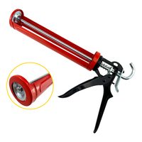 Pistola de calafateo manual de medio barril con marco de acero al carbono y diseño de gatillo que ahorra esfuerzo para aplicación de selladores y adhesivos en construcción