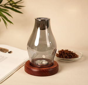 Креативный домашний огнеупорный подсвечник со стеклянной ветрозащитной крышкой - Product Image 2