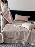 Housse de coussin enveloppante moderne, lavable en machine, respirante, rafraîchissante, écologique, 100% Lyocell, pour la maison et l'hôtel
