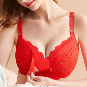 Reggiseno di maternità di <span class=keywords><strong>cotone</strong></span> nuovo arrivo reggiseno di seta di ghiaccio per <span class=keywords><strong>allattamento</strong></span> per donne incinte reggiseno aperto in stile Sexy - Product Image 4