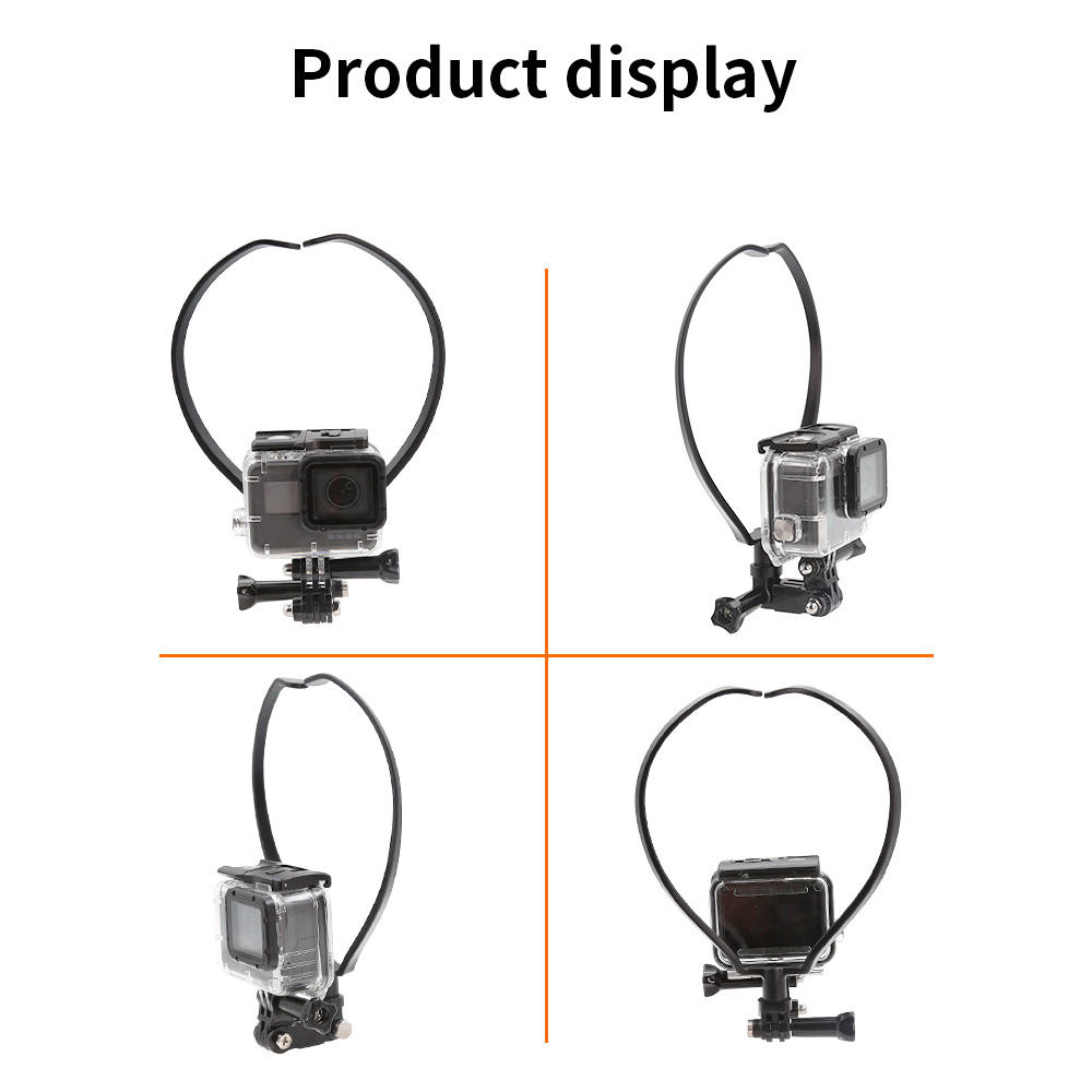 Hongdak Hand Free Lazy Neck Phone Stand Holder Wearable Phone Mount Bracket for Go Pro Xiaomi Yi 4K Action Camera Accessory