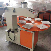 Carrousel pneumatique/hydraulique presse de transfert de chaleur à 6 stations pour maillot/vêtements de sport/polo/t-shirt/tissu/sacs