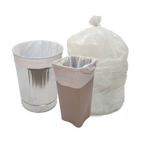 Mini sacs poubelles transparents de 1,2 gallon pour chambre et bureau - Product Image 1