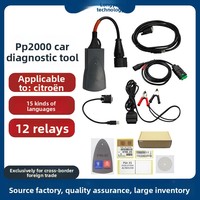 LEXIA V985 PP2000 Diagbox, Detector de Señales de Chip Completo, Instrumento de Diagnóstico para Vehículos Citroën, Doce Voltios
