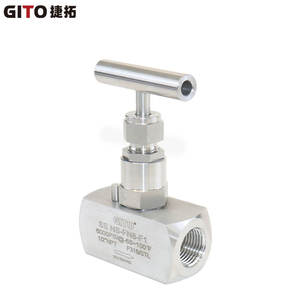 Vanne à aiguille droite en acier inoxydable haute température haute pression, filetage interne NS 1/2 pouce carré, pour hydrogène - Product Image 4