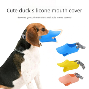 <span class=keywords><strong>Bozal</strong></span> ajustable para perros con forma de boca de <span class=keywords><strong>pato</strong></span>, evita morder, masticar, ladrar para perros pequeños, medianos y grandes, tamaño S M L - Product Image 4