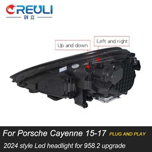 Faros Delanteros LED Estilo Matriz PDLS Plug and Play 2024 de CREULI para <span class=keywords><strong>Porsche</strong></span> <span class=keywords><strong>Cayenne</strong></span> 958.2 <span class=keywords><strong>2015</strong></span>-2017, Accesorios para Automóviles de Alta Calidad - Product Image 3