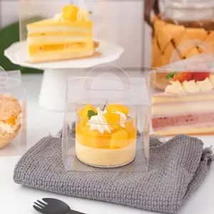 慕斯三明治纸箱Ps三角卷绕机蛋糕礼品盒冰淇淋蛋糕盒带手柄