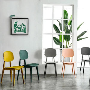 Nordic Minimalist Outdoor Cheap Cafe Restaurant Furniture Manufacturing Polypropylene Plastic Dining <b>Chair</b> - Product Image 1