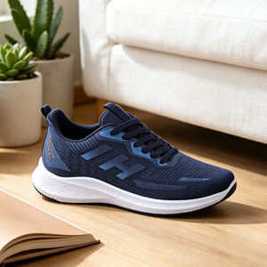 Chaussures de sport décontractées pour hommes et femmes, respirantes, en maille, semelle en PVC, confortables et respirantes, chaussures de sport personnalisées en usine - Product Image 3