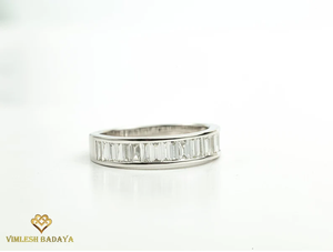 Anillo de boda con diamante cultivado en laboratorio certificado por IGI en oro sólido de 14K E F VS, anillo de compromiso, promesa o aniversario creado en laboratorio para mujer - Product Image 6