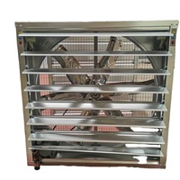 Ventilateur d'extraction mural 500 mm pour serre d'élevage avicole, AC 380V, électrique, OEM/ODM, avec moteur à roulement à billes et bobine en cuivre