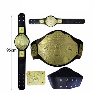 Hebillas de cinturón personalizadas Big Gold Plated Takedown <span class=keywords><strong>Pro</strong></span> Kickboxing Wrestling Hebillas de cinturón para adultos Cinturón de título de campeonato de peso pesado - Product Image 1