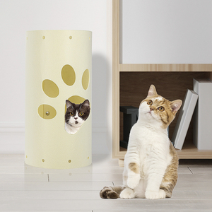 Tunnel pour chat et chien écologique, pliable, amovible, lavable, en RPET, jouet pour chat, connexion 2 couleurs - Product Image 4