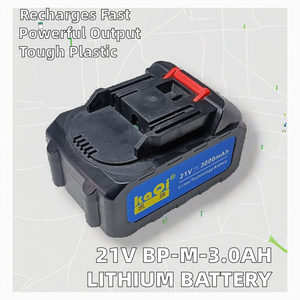 BP-M-3.0Ah סוללת ליתיום 21v 10 תאי סוללה נטענת זרם גבוה ברגים נטענת זווית גריינדרס כלי פלסטיק - Product Image 2