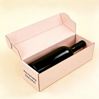 Cajas de Embalaje de Cartón Corrugado Personalizadas para Licores, Botellas de Champán, Whisky y Vino, Caja de Envío de Papel para Perfumes, Caja de Cartón para Vidrio
