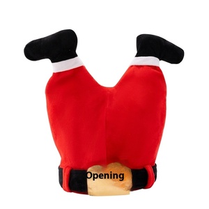 Chapeau électrique inversé <span class=keywords><strong>de</strong></span> Père <span class=keywords><strong>Noël</strong></span> sculpté en forme <span class=keywords><strong>de</strong></span> requin amusant avec <span class=keywords><strong>chansons</strong></span> <span class=keywords><strong>de</strong></span> <span class=keywords><strong>Noël</strong></span>, ornements <span class=keywords><strong>de</strong></span> <span class=keywords><strong>Noël</strong></span> élégants - Product Image 1