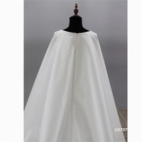 Robes de mariée en satin de luxe en tulle blanc haute qualité