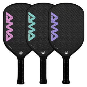 AMA Industry OEM Maßgefertigter T700 3K Carbonfaser MPP-Kern Randloser UV-Druck Schaumstoffgefüllter USAPA-Zertifizierter <span class=keywords><strong>Pickleball</strong></span>-Schläger - Product Image 1