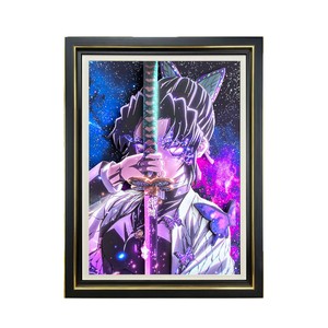 Papier de réglage de table d'éclairage décoratif de cadre photo stéréo 3D pour les amoureux de l'anime pour le tueur de démons <span class=keywords><strong>Kimetsu</strong></span> <span class=keywords><strong>No</strong></span> <span class=keywords><strong>Yaiba</strong></span> Butterfly - Product Image 1