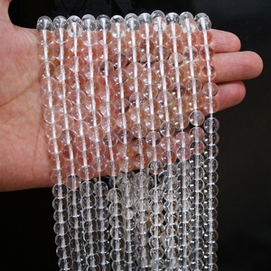 ลูกปัดอัญมณีทรงกลมควอทซ์คริสตัลธรรมชาติขนาด8มม. ราคาดีที่สุดสำหรับทำเครื่องประดับอัญมณีจากผู้ผลิต - Product Image 4