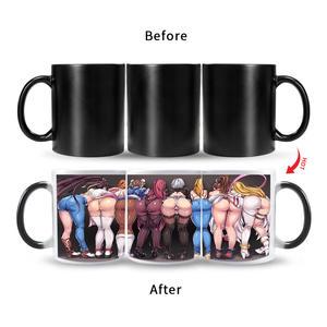 Tazas de Cerámica Blancas o Negras Lisas para Sublimación, Tazas de Café con Logotipo Personalizado, Tazas de Porcelana Blancas de 11 oz para Halloween - Product Image 4