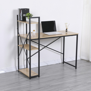Mesa de oficina de madera moderna para el hogar, mueble de oficina, escritorio ejecutivo de metal y acero - Product Image 2