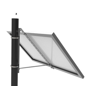 Heavy-Duty nhôm anodized năng lượng mặt trời bên cực gắn kết TUV & CE chứng nhận chống gió chống ăn mòn đèn giao thông/sân tùy chỉnh 10 năm - Product Image 1