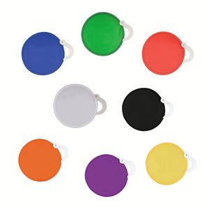 Custom Foldable Fans With Handle Collapsible Pocket Nylon <b>Fold</b> up Hand Fans Round Flying - Product Image 2