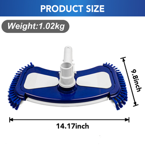 Tête d'aspirateur de <span class=keywords><strong>piscine</strong></span> en vinyle lestée de soupape de décharge d'air de haute qualité avec <span class=keywords><strong>brosse</strong></span> coulissante durable - Product Image 6