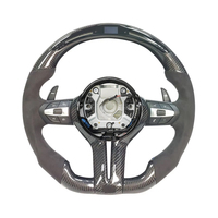 Volant en fibre de carbone avec écran LED pour BMW M2 M3 M4 M5 M6 X5M X6M F80 F30 F10 F16 F32 F36 – Amélioration de l'intérieur
