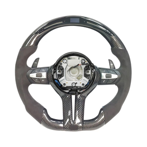 Vô lăng sợi carbon tích hợp <span class=keywords><strong>m</strong></span>àn hình LED dành cho BMW M2 M3 M4 M5 M6 X5M X6M F80 F30 F10 F16 F32 F36 - nâng cấp nội thất - Product Image 5