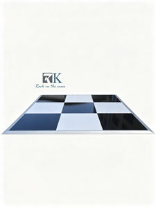 Hot Sale Easy install Dance Floor Party Wedding Event Flooring with White panel Aluminum <b>Edging</b> - Product Image 1