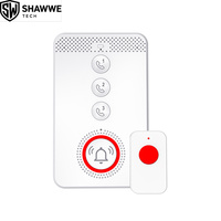Système d'appel d'urgence 4G pour personnes âgées, bouton SOS, panneau d'alerte médicale portable en ABS avec télécommande via application, conception durable