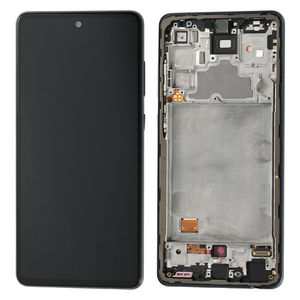 Repuesto IParts para <span class=keywords><strong>Samsung</strong></span> Galaxy A72 SM-A725 4G 5G SM-<span class=keywords><strong>A725F</strong></span> A725M, Pantalla LCD Táctil con Marco, Negro - Product Image 1
