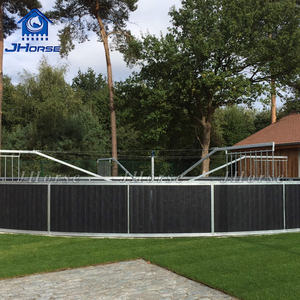 Máquina de Andador de caballos de estilo libre galvanizada por inmersión en caliente con control de velocidad ajustable de colores personalizados para entrenamiento de ejercicio equino - Product Image 4