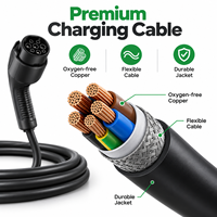 Chargeur mural pour véhicules électriques de type 2 CE RoHS 3,5 kW 7 kW 11 kW 16 A 32 A 230 V 380 V avec application WiFi Bluetooth, réglage du courant, IP65 IK10, fournisseur OEM