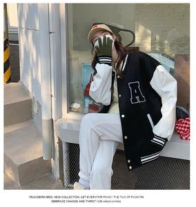 <span class=keywords><strong>M</strong></span>-XXL beyzbol ceket kadın peluş kalınlaş<span class=keywords><strong>m</strong></span>ış öğrenci sonbahar ve kış ceket kadın ceket - Product Image 5