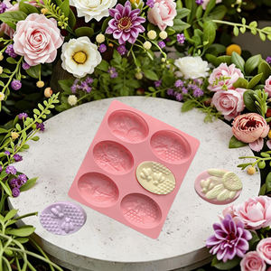 แม่พิมพ์สบู่รูปดอกกุหลาบซิลิโคนคุณภาพสูง ปลอดสาร BPA สำหรับทำสบู่โฮมเมด สไตล์ DIY ยอดนิยม - Product Image 5