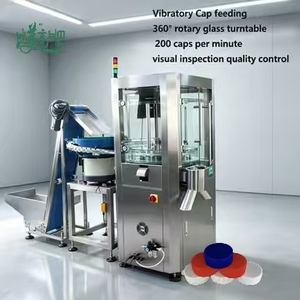 Hochgeschwindigkeits-Visuelle Inspektionsmaschine mit CCD-Visionssystem für Kosmetikflaschenverschlüsse - Product Image 1