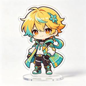 Support en acrylique DIY pour idole Kpop, personnalisé, style dessin animé/<span class=keywords><strong>manga</strong></span>, transparent, impression écologique, lenticulaire, holographique, pailleté, à effet scintillant - Product Image 5