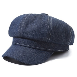 Boina vaquera vintage para mujer, sombrero octogonal grande de pintor, sombrero adelgazante para el sol con diseño de nube, ideal para la primavera y escenas informales. - Product Image 5