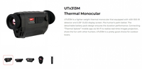 Teleskop Pencitraan Termal Inframerah Portabel UTx313M Resolusi IR Piksel 400*300 8~14um 12um ≤50Hz
