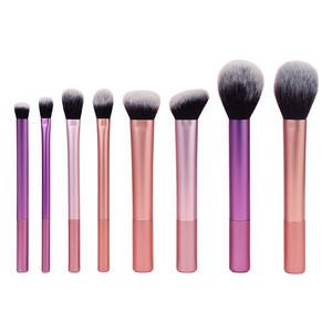 Juego <span class=keywords><strong>de</strong></span> 8 Brochas <span class=keywords><strong>de</strong></span> Maquillaje Veganas Profesionales <span class=keywords><strong>de</strong></span> Tubo Largo, Color Personalizado con Logotipo, Incluye Brochas para Delineador <span class=keywords><strong>de</strong></span> Ojos, Esponja y <span class=keywords><strong>Sombras</strong></span> <span class=keywords><strong>de</strong></span> Ojos - Product Image 3