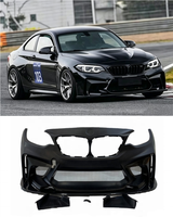 Kit de conversion de pare-chocs avant en fibre de carbone pleine 3D pour BMW M2 F87, pièces de mise à niveau aftermarket