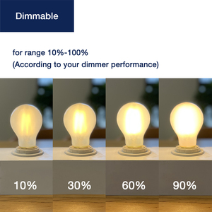<span class=keywords><strong>Ampoule</strong></span> LED A60 7W 2700K 900lm à <span class=keywords><strong>filament</strong></span> blanc laiteux à longue durée de vie, dimmable, E27, diamètre 60 mm, pour l'éclairage du salon, du restaurant - Product Image 6