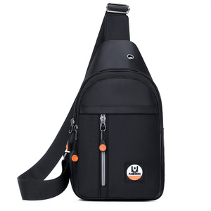 Men's Chest Bag Oxford Cloth Multi Layer Storage Shoulder Bag For Everyday Use Gray Black Green Blue - Product Image 5
