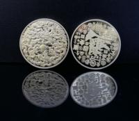 JinRuiXiang Moneda de Metal Personalizada de Aleación de Zinc para Eventos, Recuerdo de 20 Años, Moneda de Desafío, Alibaba